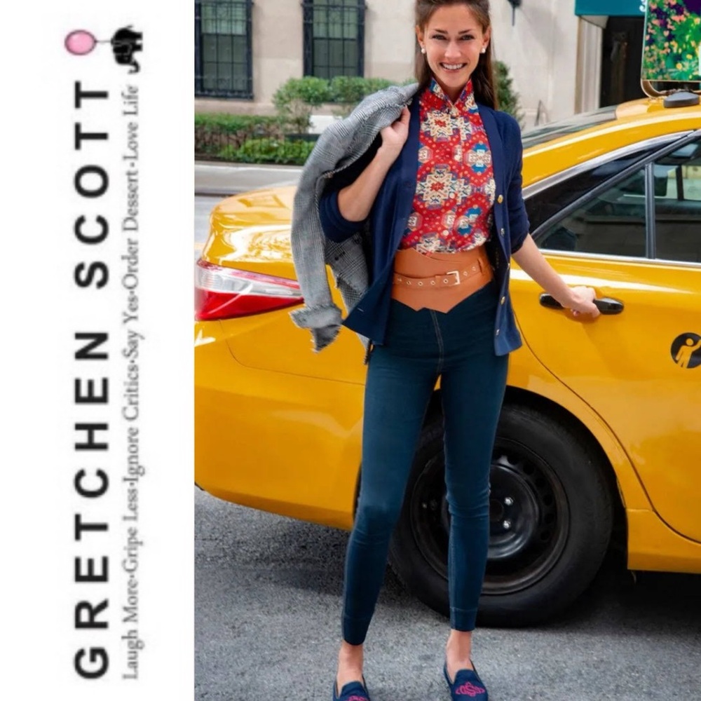 Gretchen Scott GripeLess Denim Pull On Pant